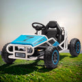 Blue Electric Go Kart with Metal Frame S73322