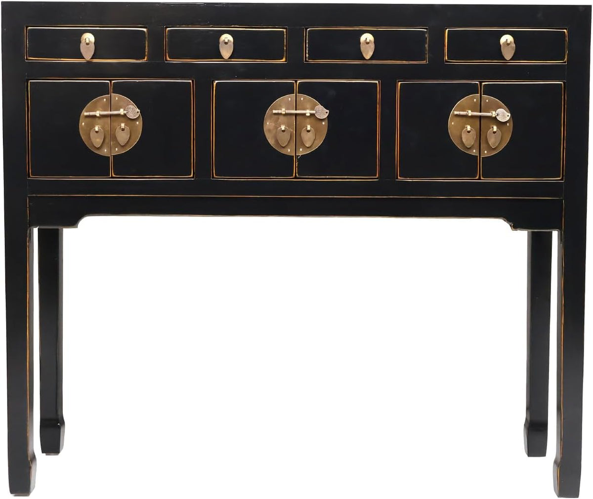 Black Lacquer Console Table M700