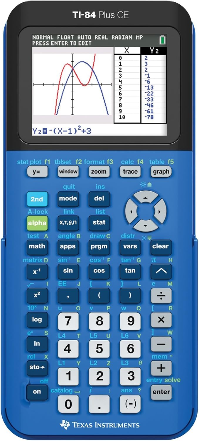 Bionic Blue Graphing Calculator J487276