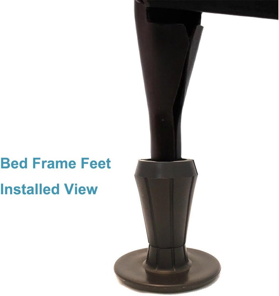 Set of 4 Heavy Duty Bed Frame Feet Replacement O3368