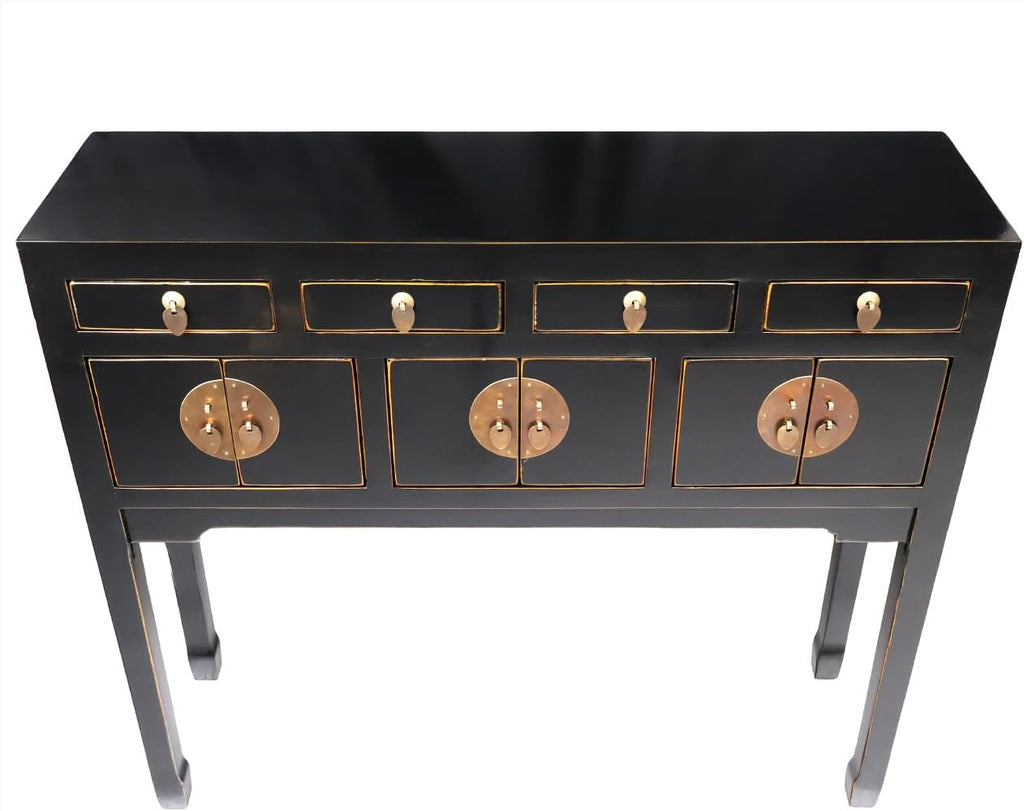 Black Lacquer Console Table M700