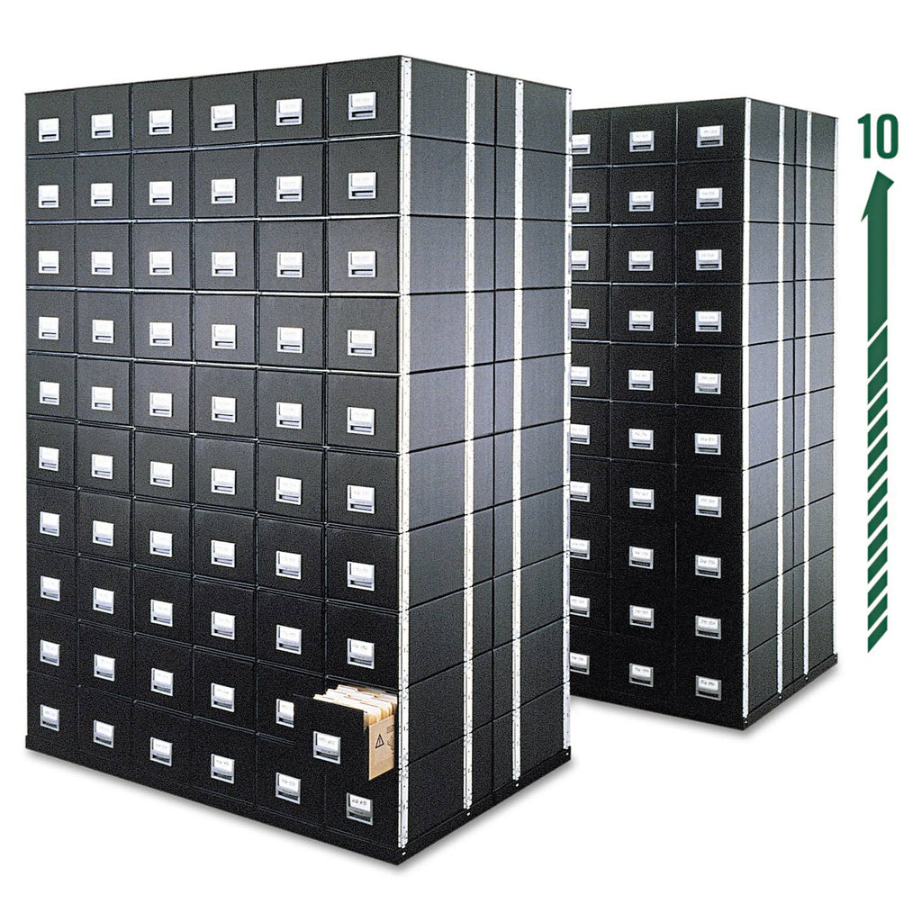 Black Steel Frame Legal Storage Box Drawer O220