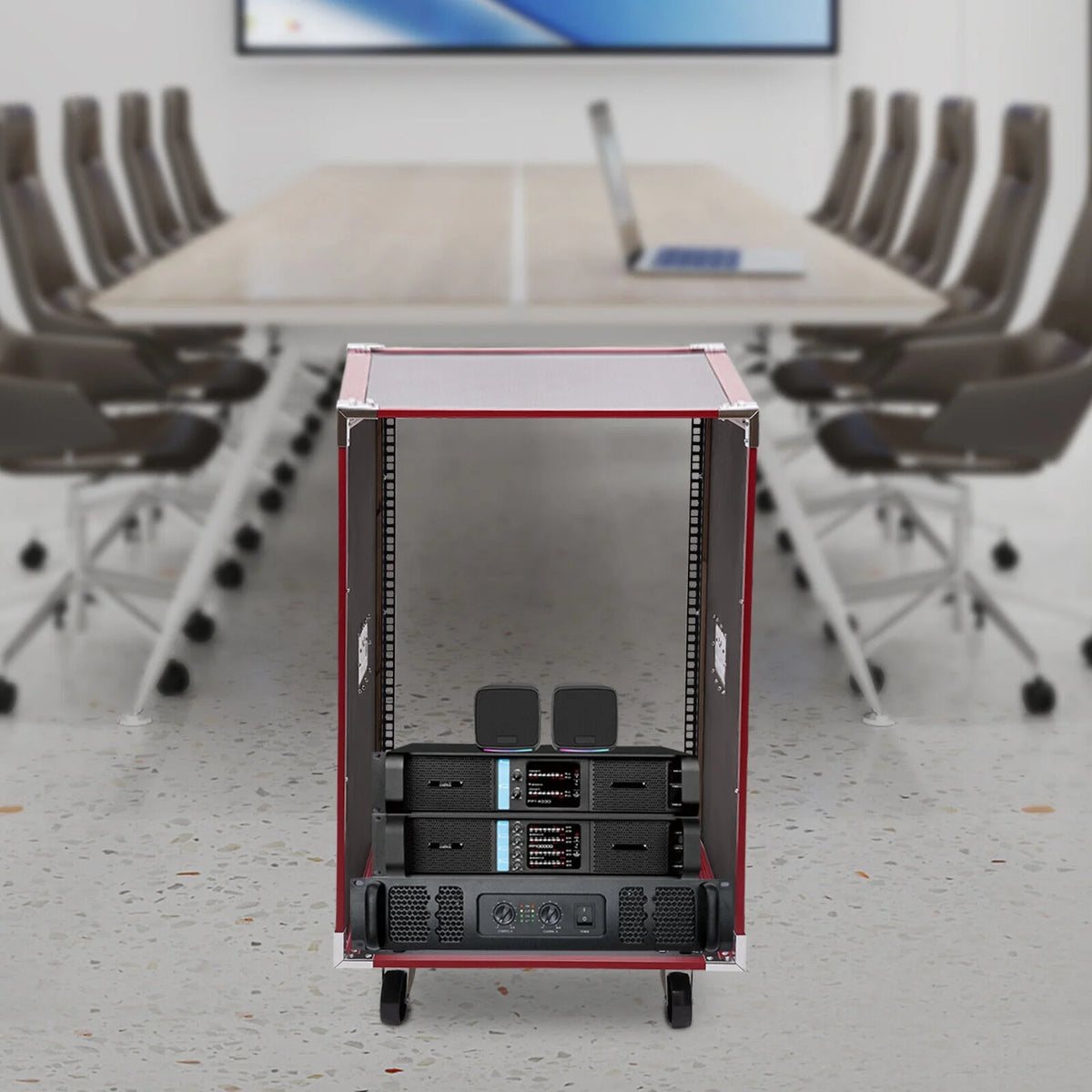 16U Network Server Cabinet with Wheels H58224