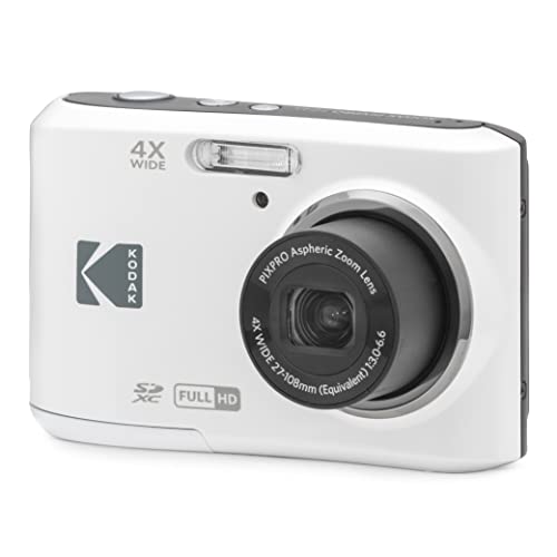 16MP Digital Camera with 4X Optical Zoom 27mm Wide Angle and 2.7" LCD Screen (Black) Z133