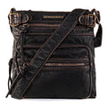 Soft Washed Leather Crossbody Shoulder Bag O550147