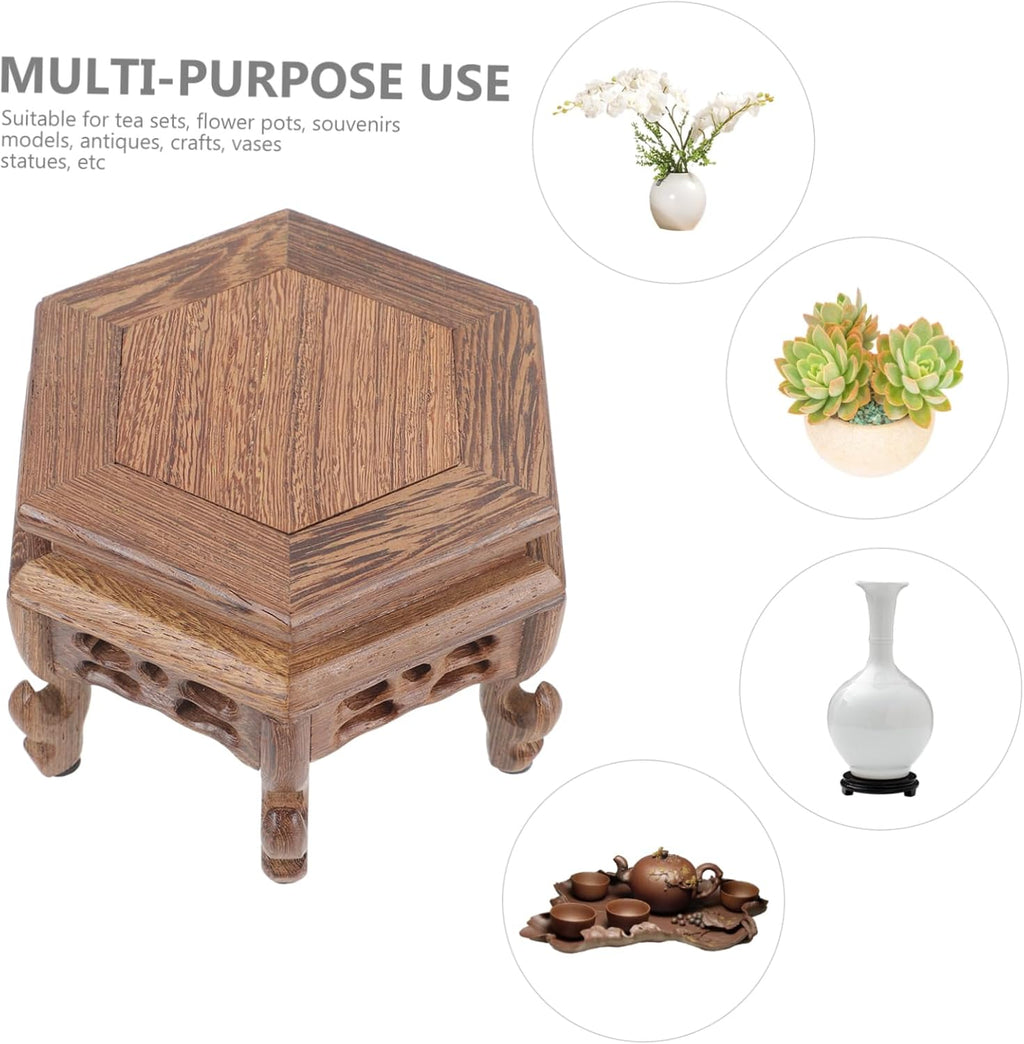 Wooden Plant Table Stand A958