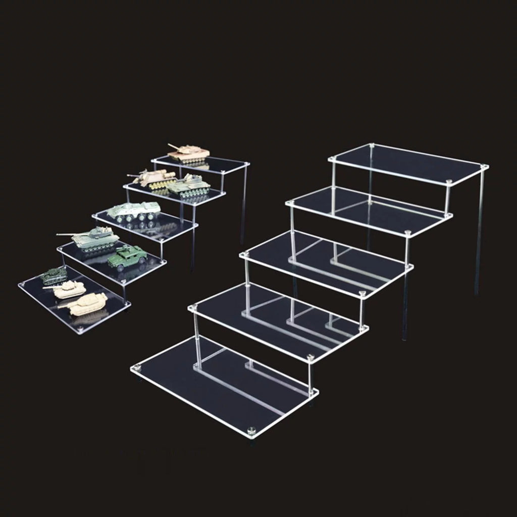 5 Tier Clear Acrylic Display Riser Shelf N909680