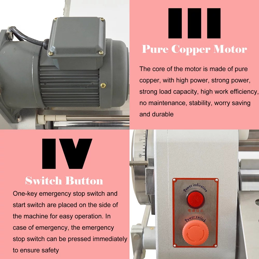 Commercial Continuous Croissant Dough Sheeter Stainless Steel P1891