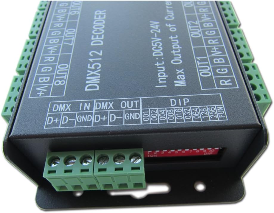 24 Channel RGB DMX512 Controller Led Decoder Dimmer B544