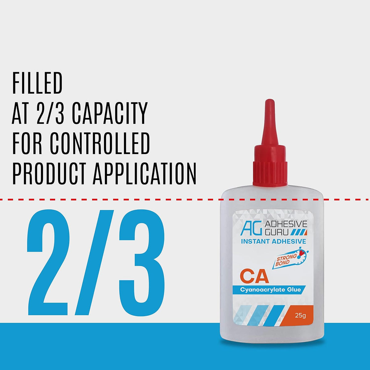 0.9 oz - 3.38 fl oz Cyanoacrylate Glue and Activator Q33545