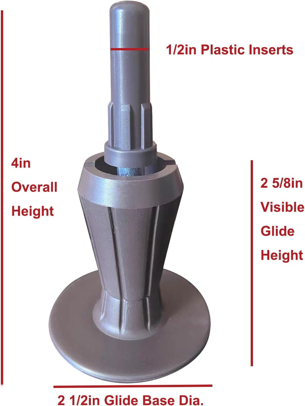 Set of 4 Heavy Duty Bed Frame Feet Replacement O3368