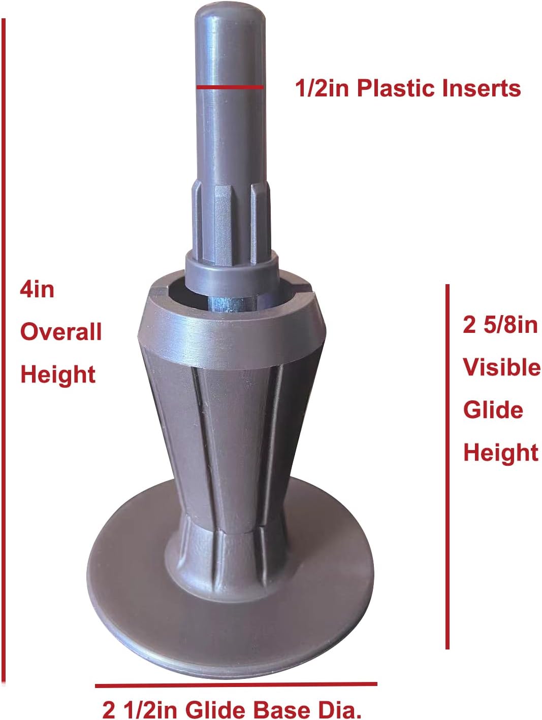 Set of 4 Heavy Duty Bed Frame Feet Replacement O3368
