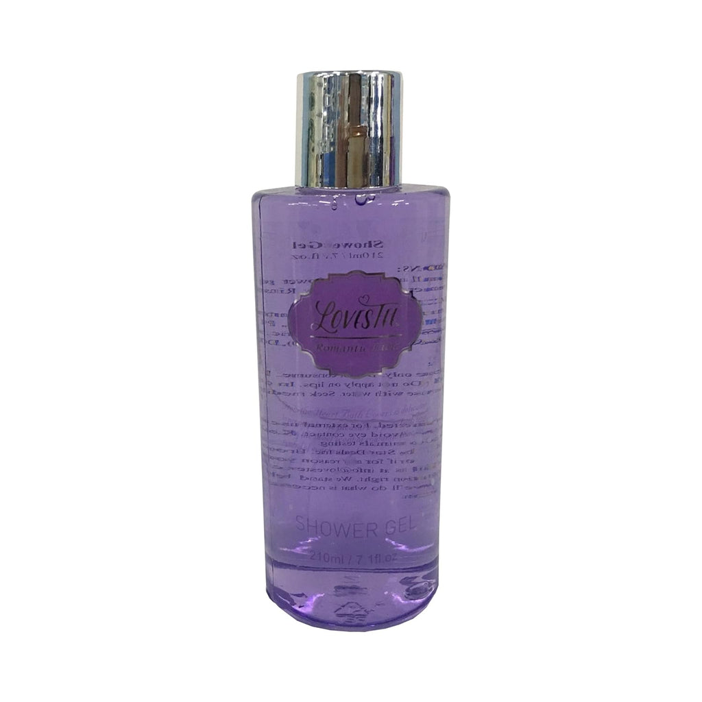 Lavender Bath and Body Set with Shower Gel, Body Lotion, Hand Lotion, Bath Salt, Flower Sponge and EVA Sponge T3307