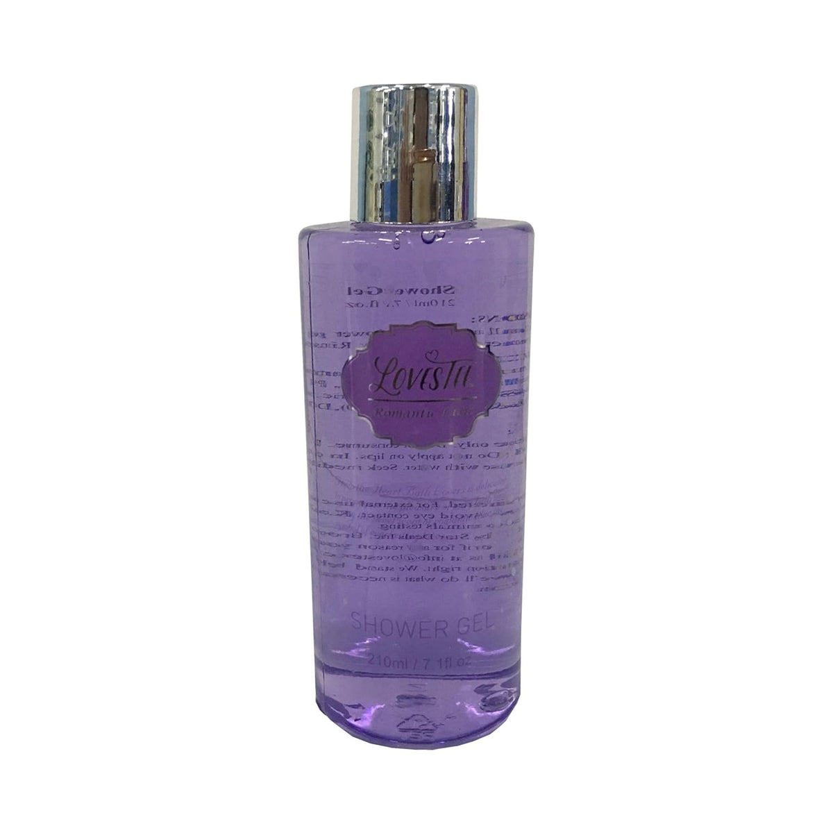 Lavender Bath and Body Set with Shower Gel, Body Lotion, Hand Lotion, Bath Salt, Flower Sponge and EVA Sponge T3307