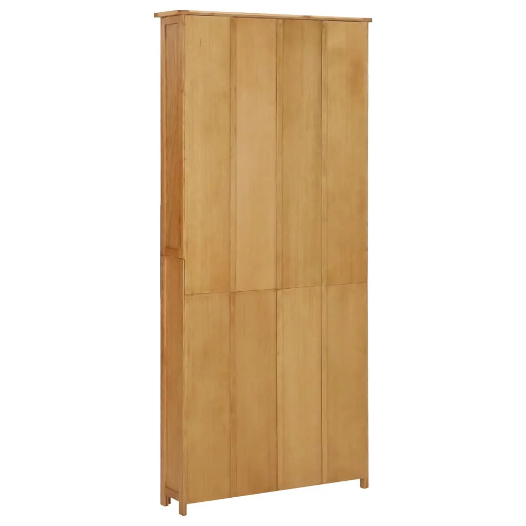 7-Tier Solid Oak Wood Bookcase M108