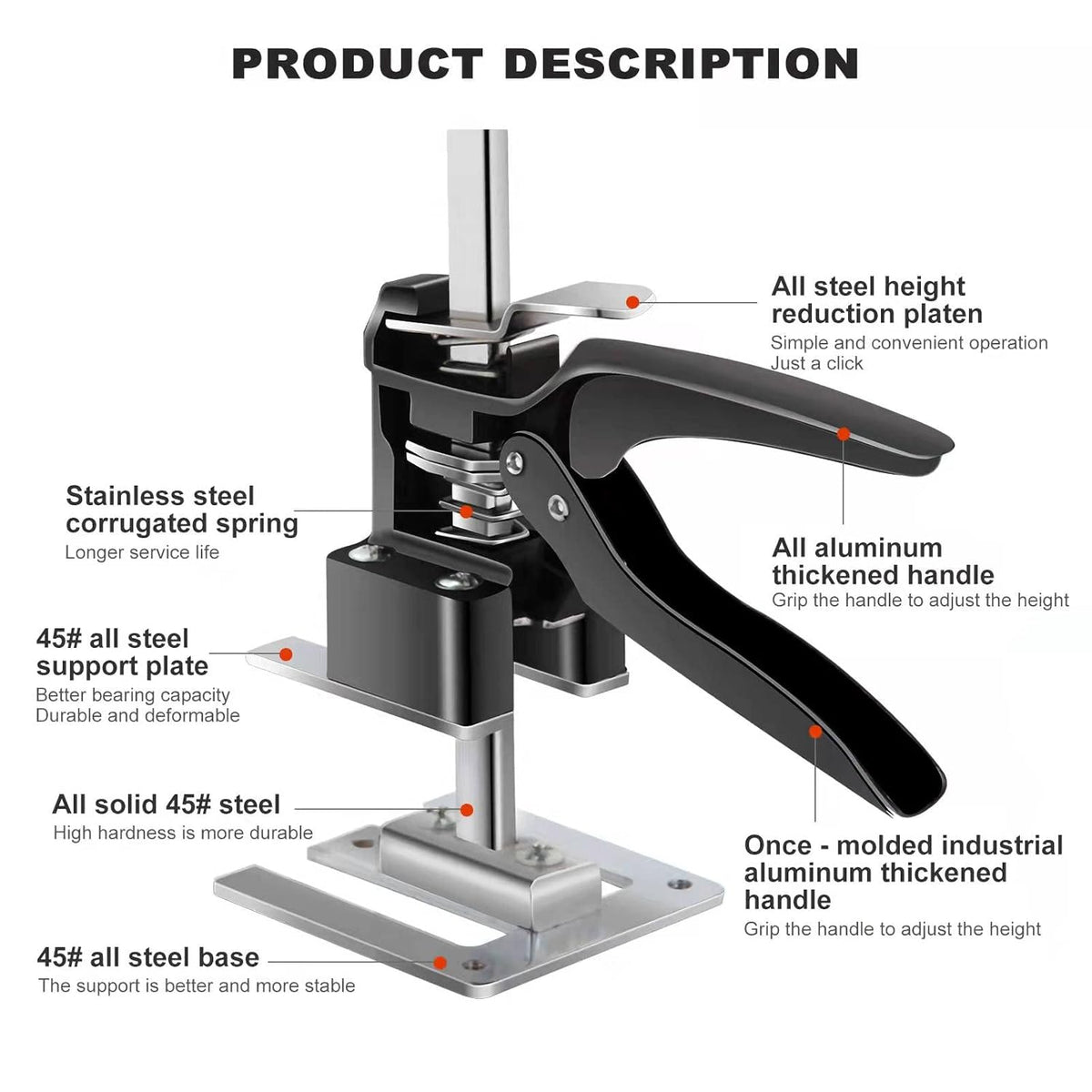 Labor Saving Arm Jack, 2 PCS F6778