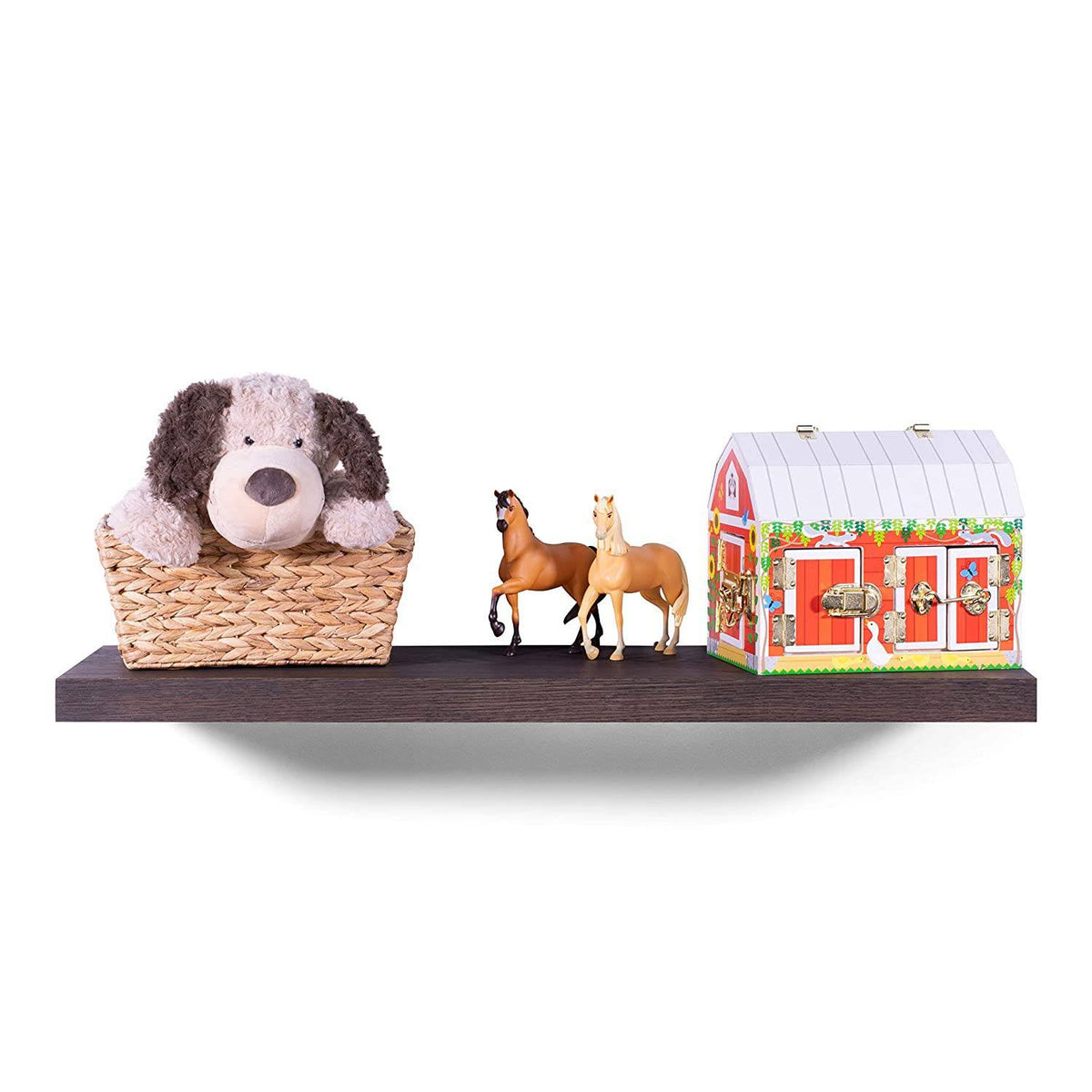 Solid Oak Wood Floating Shelf X592752