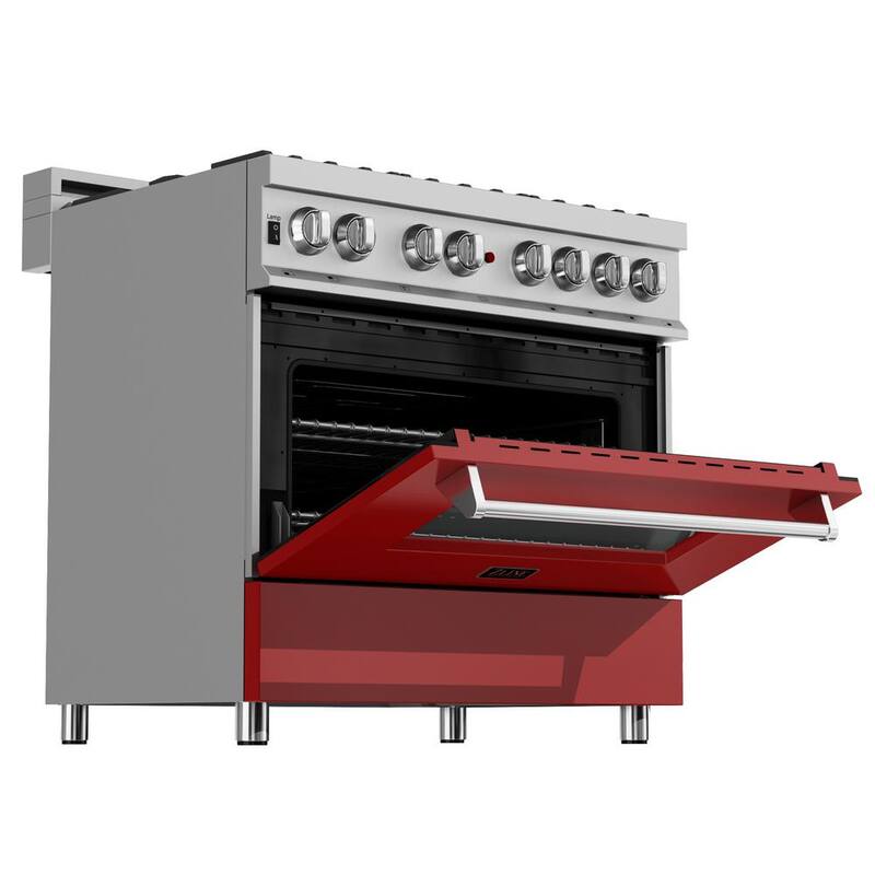 6 Burner Dual Fuel Range with Stainless Steel Z2616