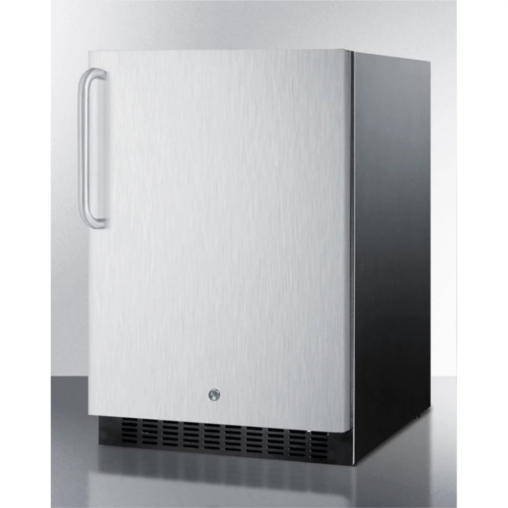 24 in. Outdoor Built-in Refrigerator with Lock Stainless Steel X355887