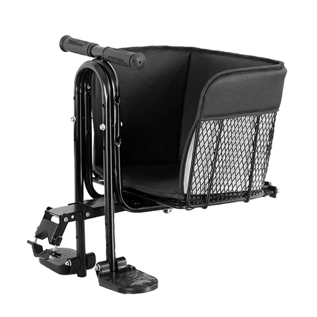 Front Seat Child Saddle with Pedals and Support for MTB Road Bike I702