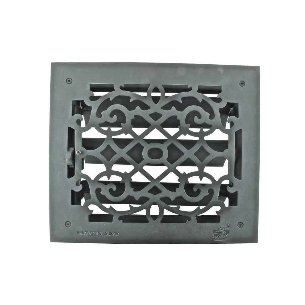 Cast Floor Heat Register Vent F1874