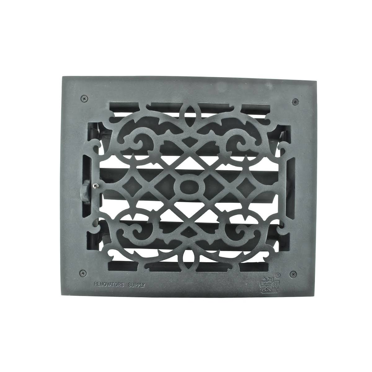 Cast Floor Heat Register Vent F1874