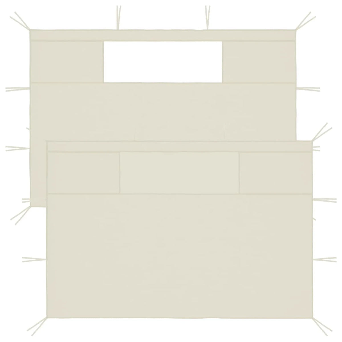 Gazebo Sidewalls with Windows 2 pcs R55178