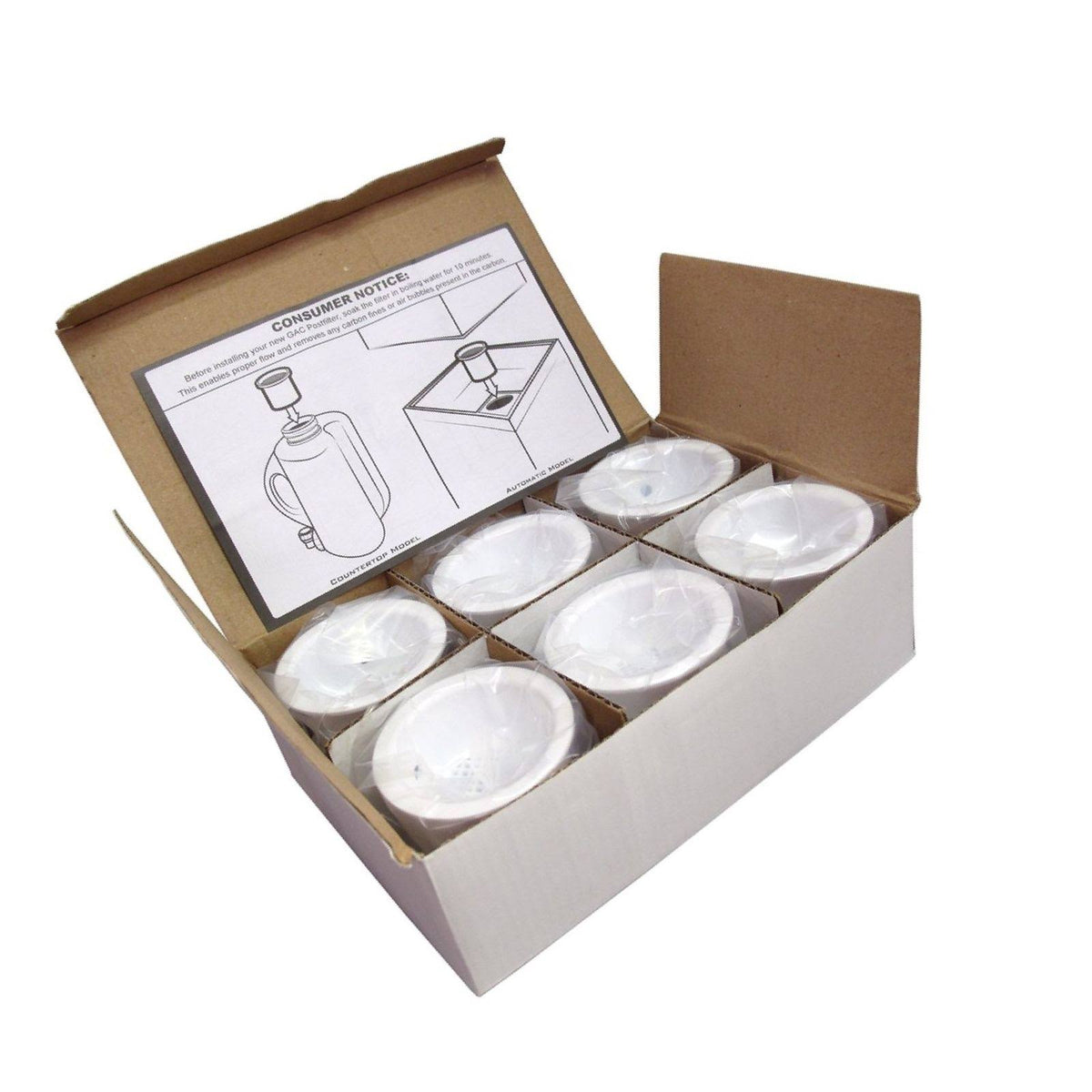 Carbon Post Filters 6 Pack W226891
