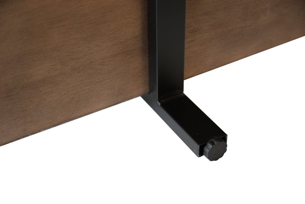 Walnut Brown 4 Shelf Etagere Bookcase O329947