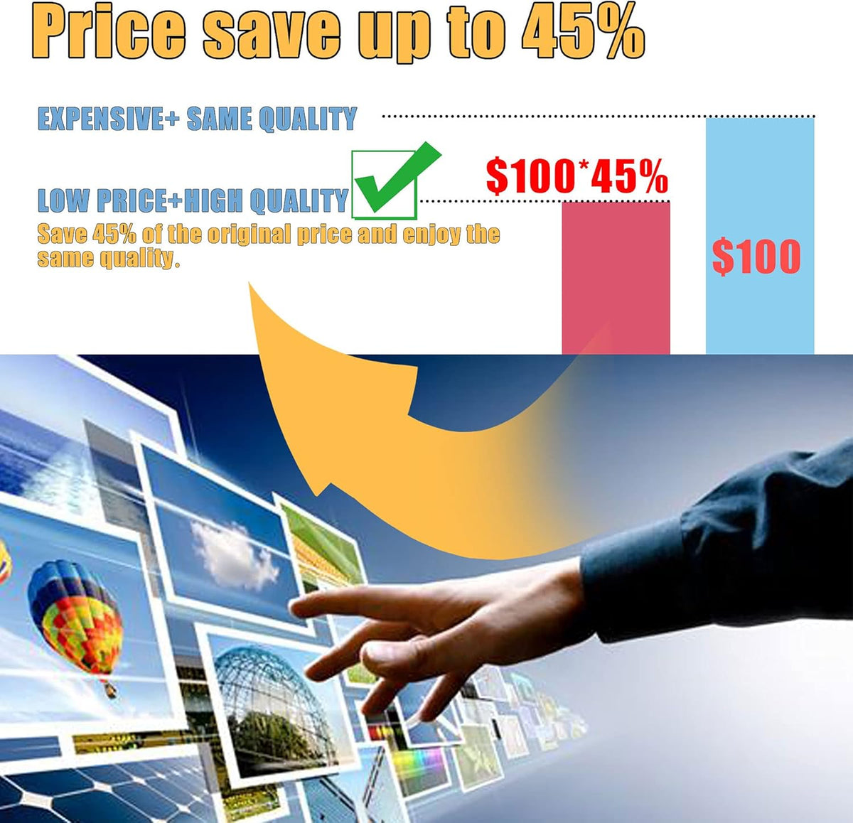 Compatible High Yield Toner Cartridge 4PK for Brother Printer C20674