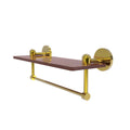 Solid IPE Ironwood Shelf with Integrated Towel Bar H777294