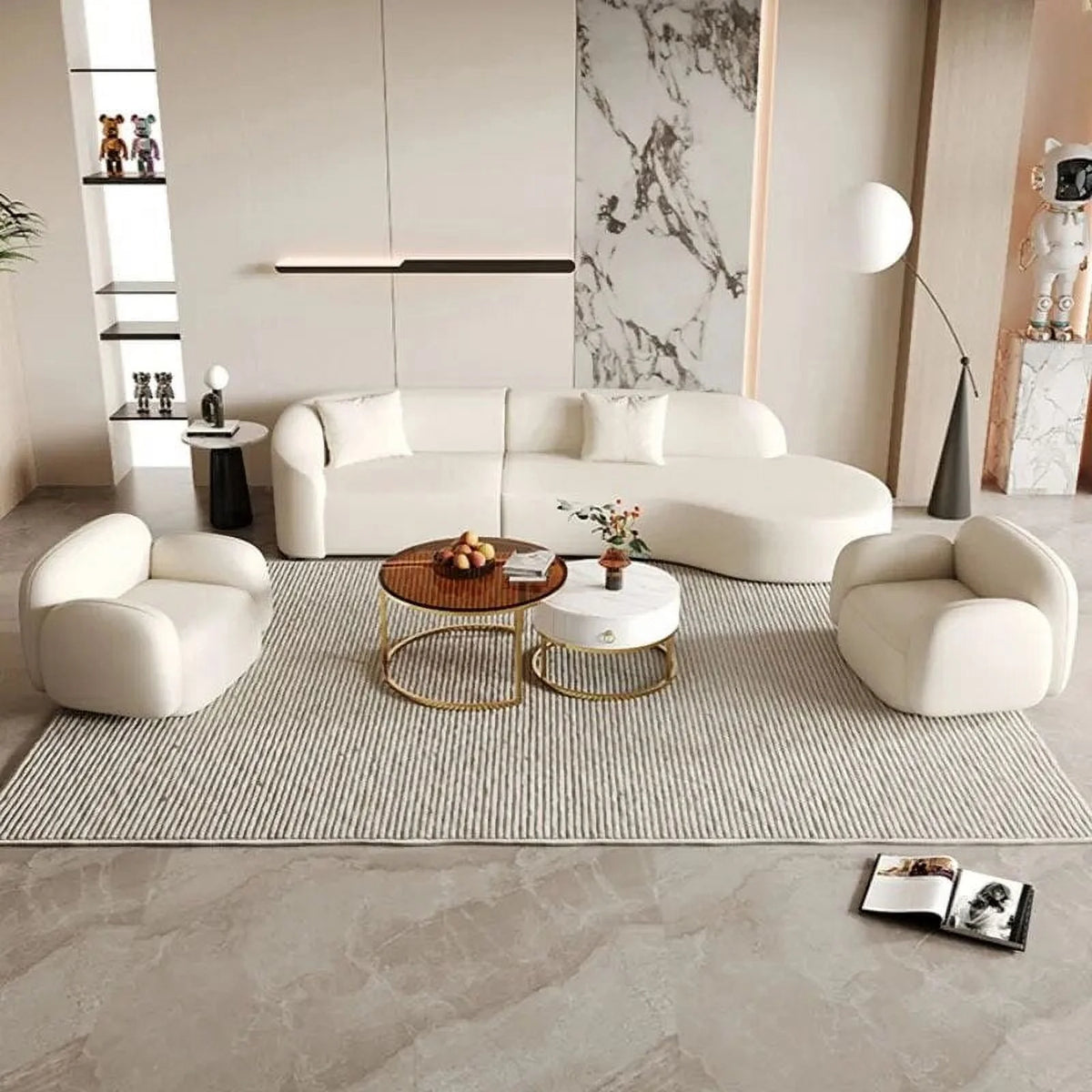 Sectional Sofa Corner Sleeper W9548