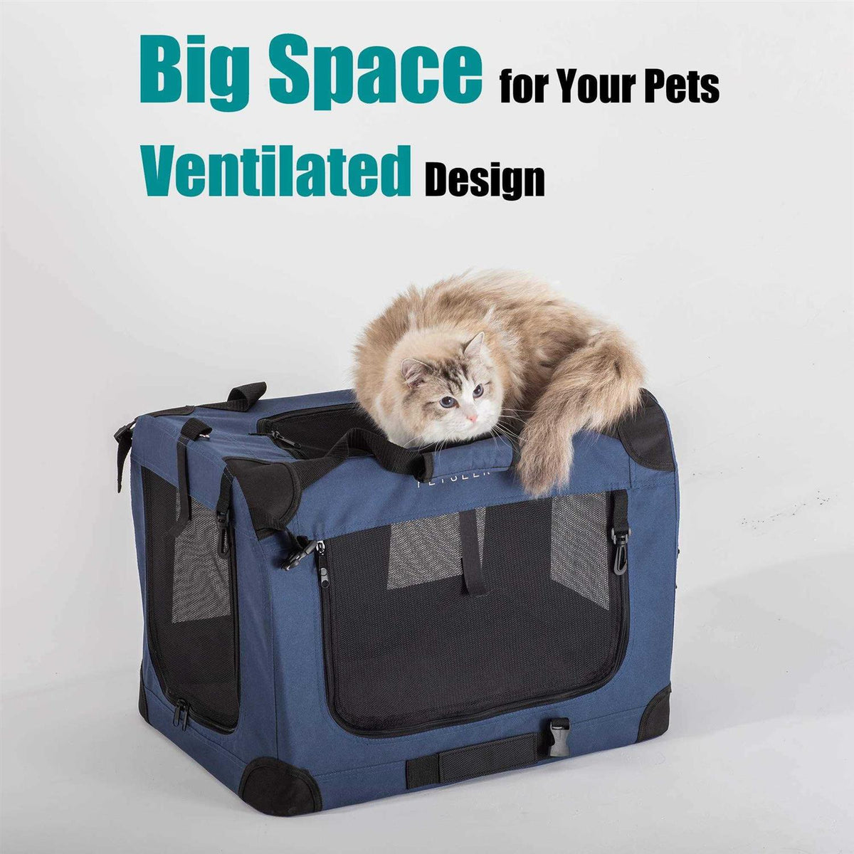 Extra Large Soft Sided Folding Pet Carrier O299656