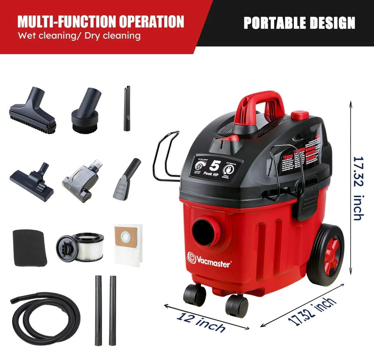 4 Gallon Wet/Dry Vacuum G540
