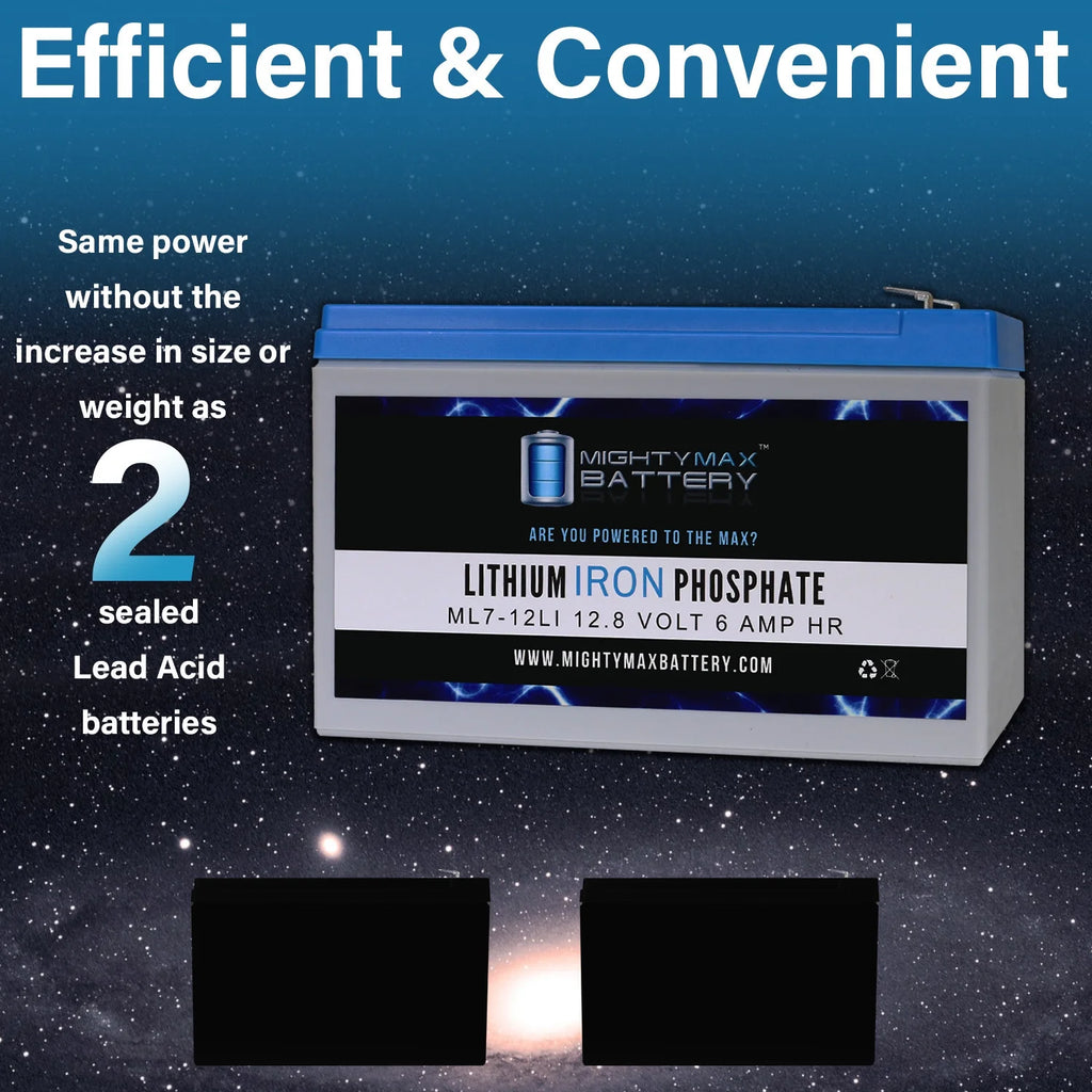 12V 7AH Lithium Replacement Battery E5661