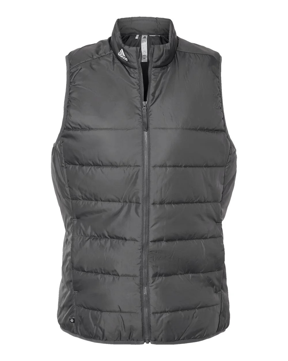 Women's Grey Puffer Vest D8286