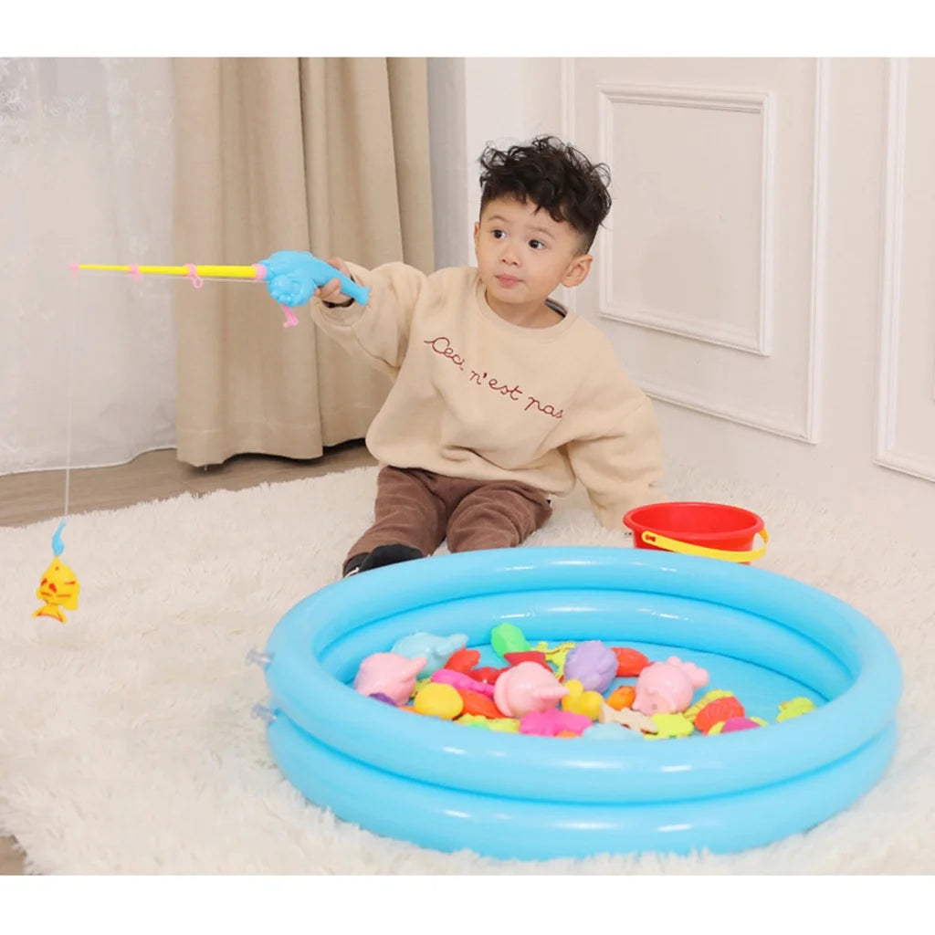Magnetic Fishing Toys Plastic Fish Rod Set R47118