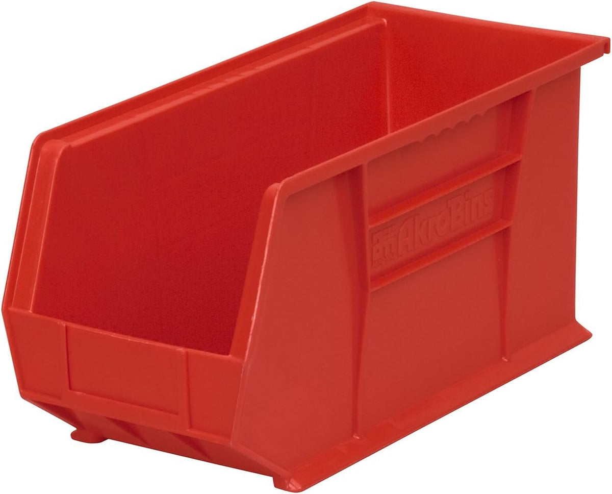 Yellow Plastic Storage Bin Hanging Stacking Containers 6-Pack R106