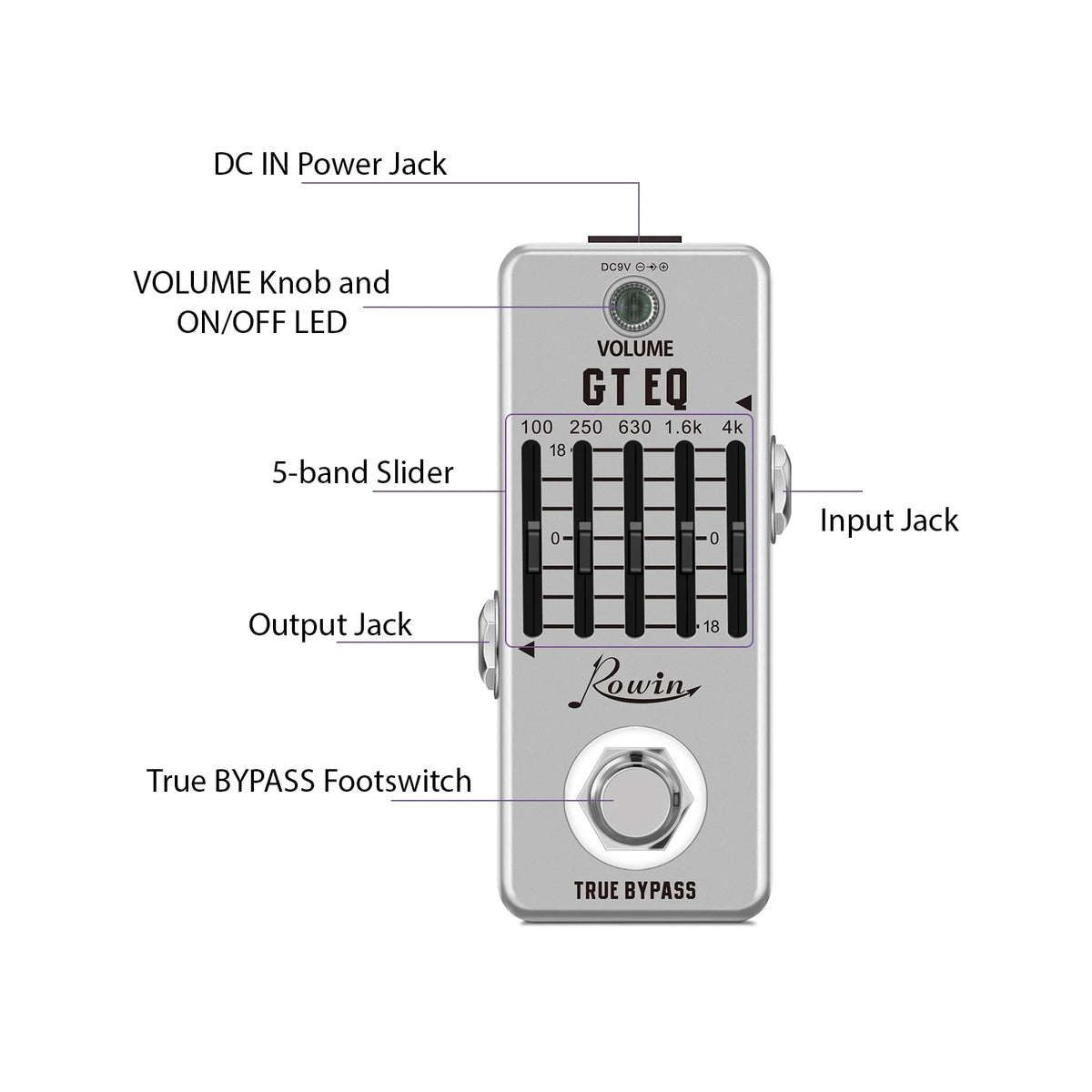 5-Band EQ Pedal G9901