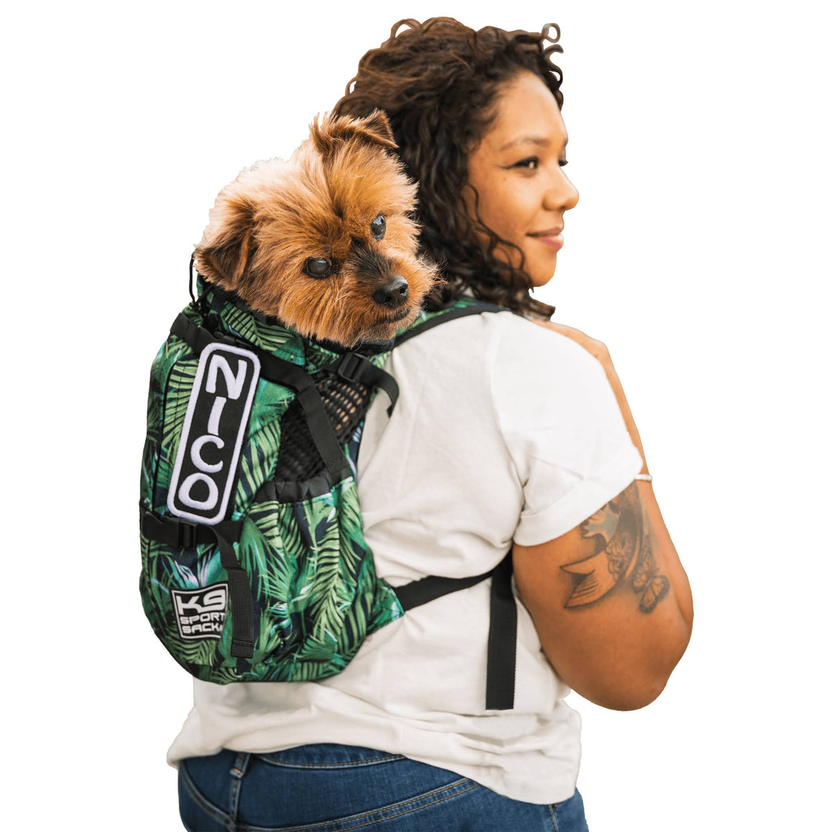 Tropical Large Dog Carrier Backpack H611