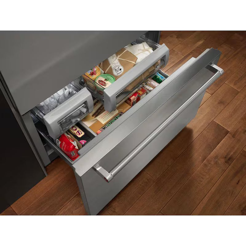 20.9 cu. ft. Built-In Bottom Freezer Refrigerator in Stainless Steel I732