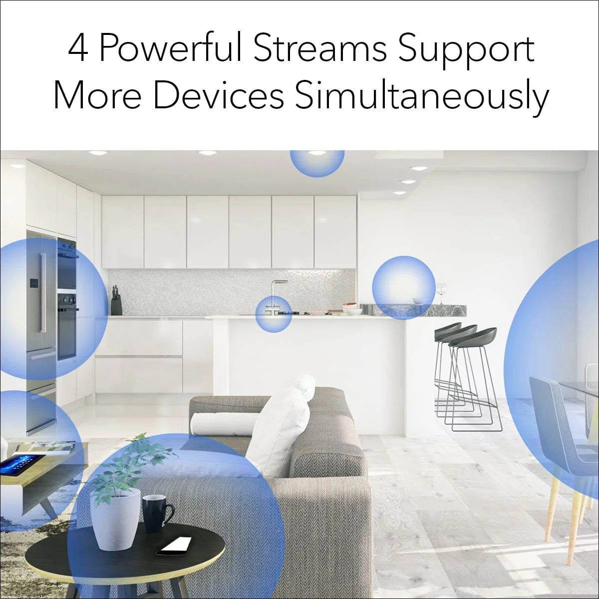 Mesh WiFi 6 System with Router and Satellite Extender E44729