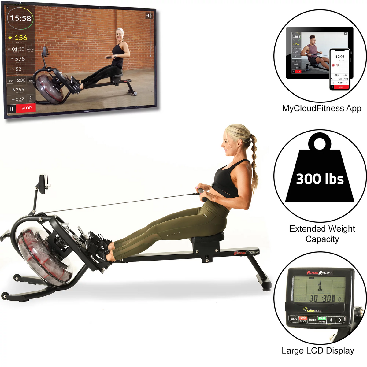 Water Rower Rowing Machine B2059