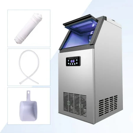 Commercial Ice Maker Machine 36 Ice Cube 130lb/24h Q33547