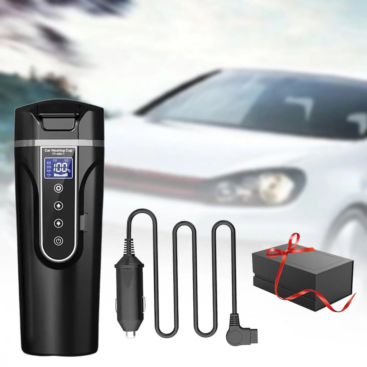 24V/12V Adjustable Temps Car Electric Kettle Q9937