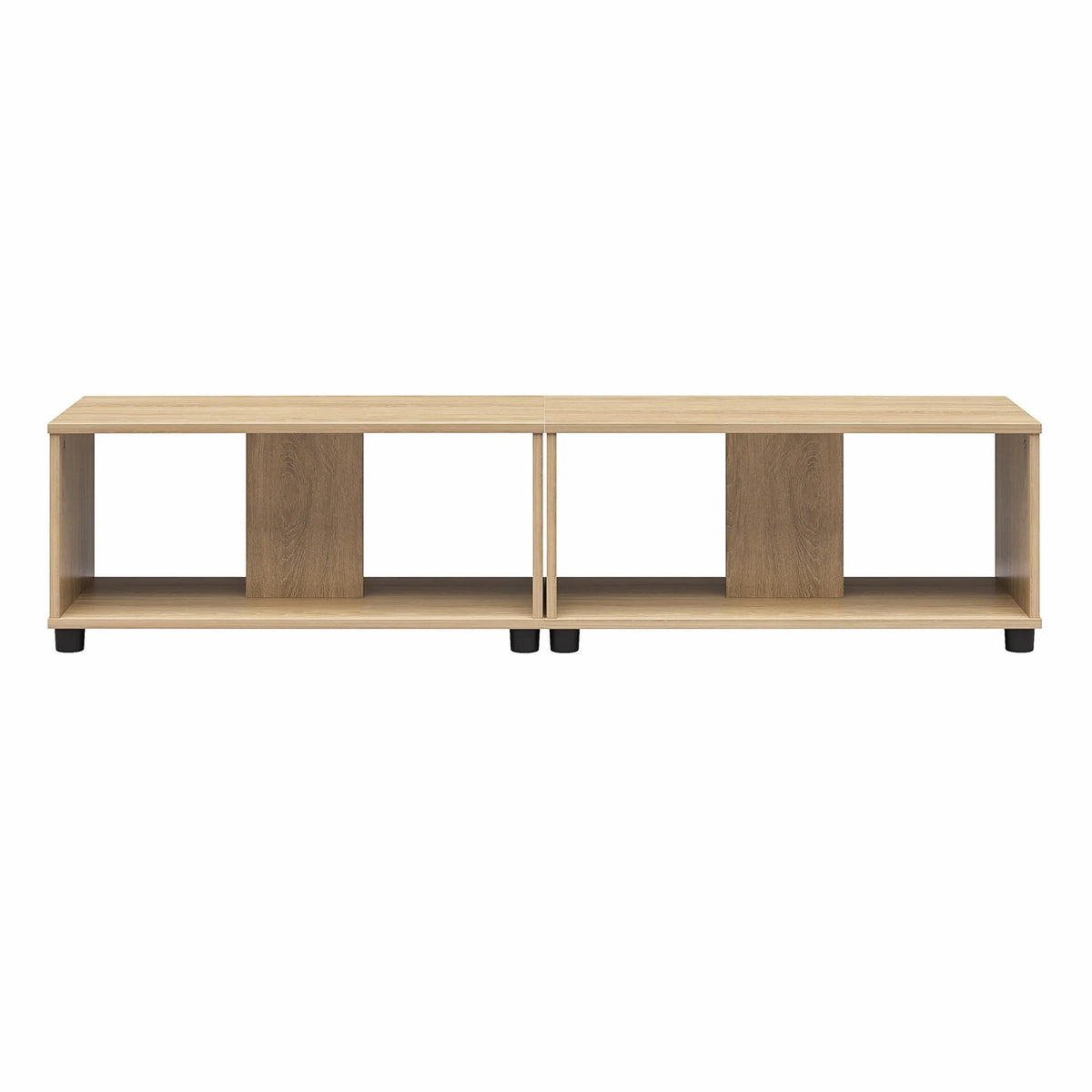 Adjustable Stacking TV Stand up to 70 inches Natural B91244