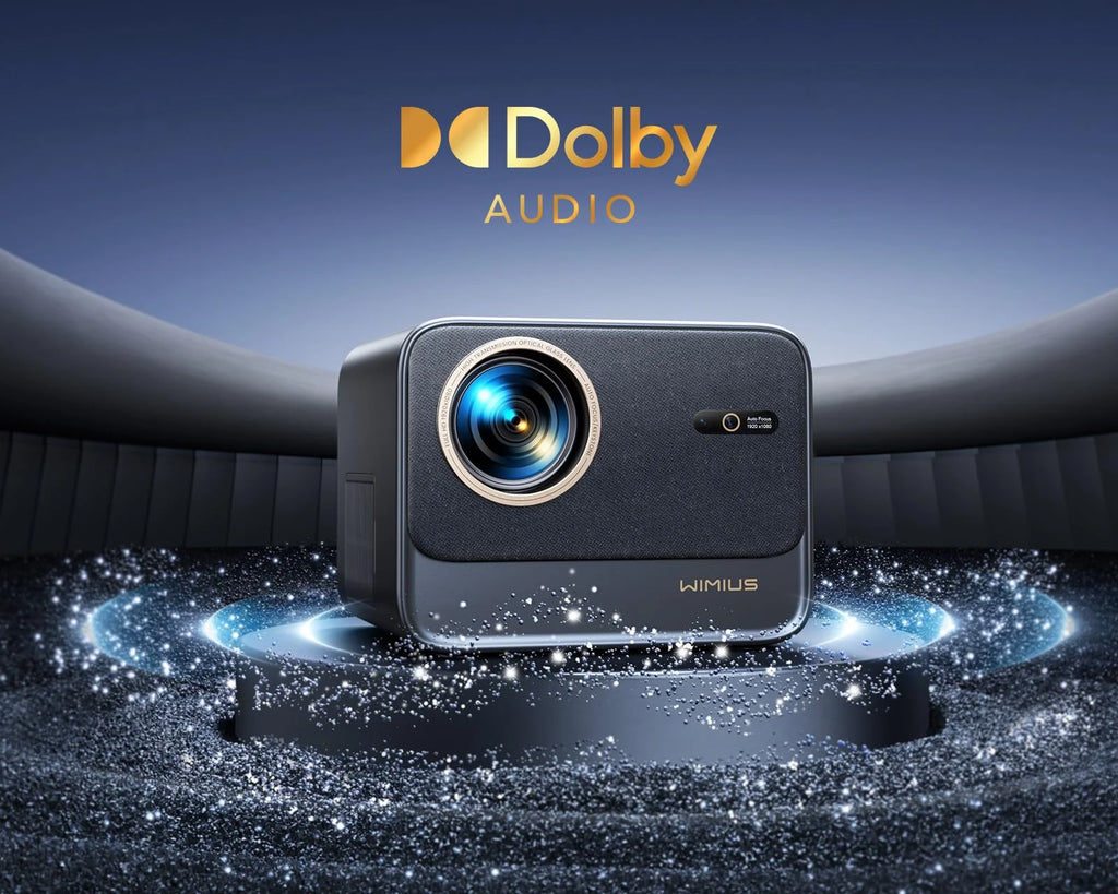 4K Wifi Bluetooth Projector with Auto Focus/Keystone A3888