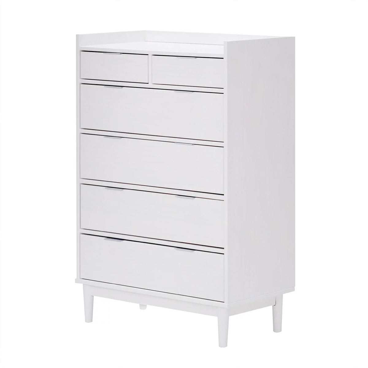 Solid Wood 6-Drawer Chest - White G951276