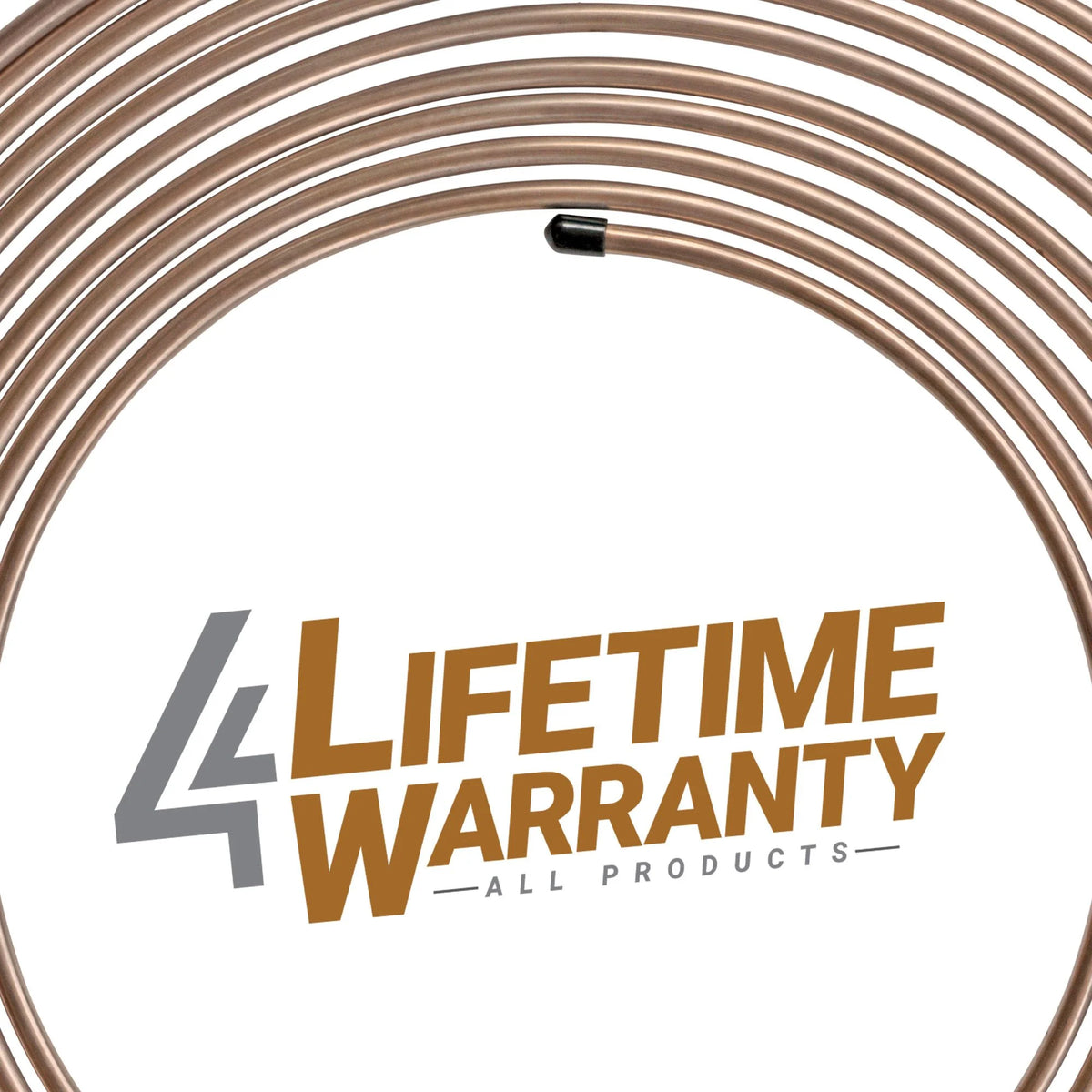Copper-Nickel Brake Line Tubing Coil, 5/16 x 25 P6940