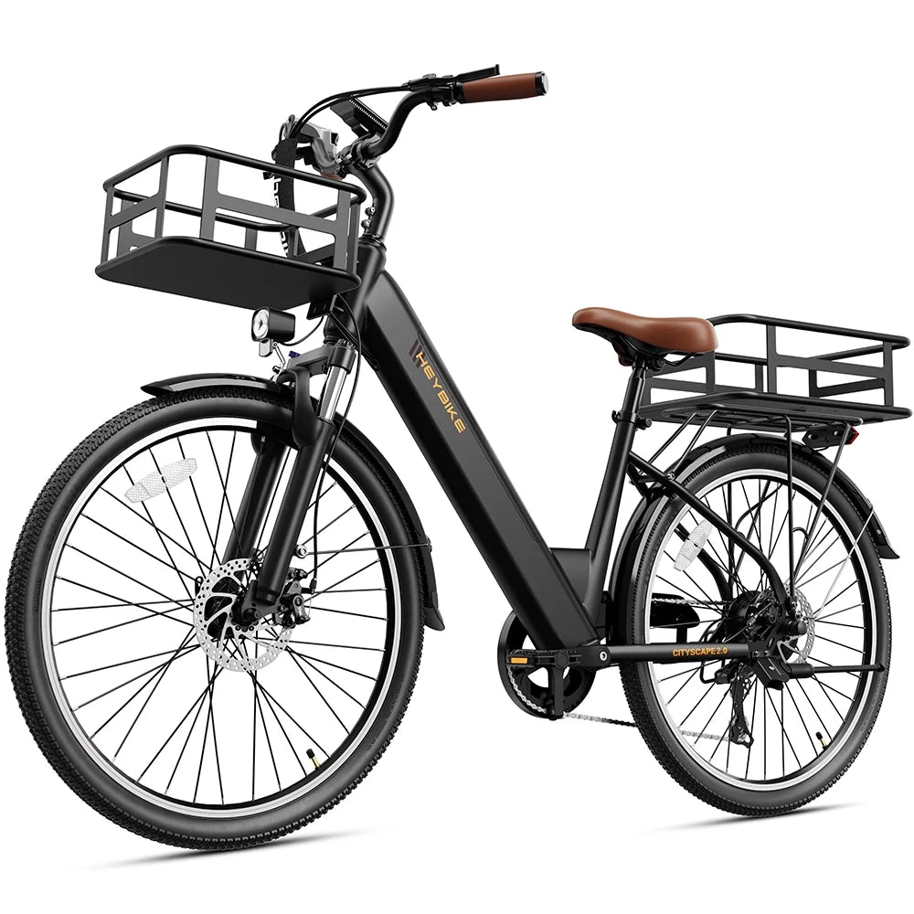 500W Electric City Cruiser Bicycle with 36V 13Ah Removable Battery T529680